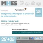 Monday Health Economic Seminar: Cristina Pruenza sobre «Inteligencia Artificial para la Predicción de Enfermedades»